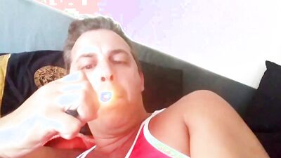 Tricked Cory Bernstein CorytheModel to Masturbate Big Cock, Finger Big Ass, and Eat Cum in Leaked Male Celebrity Role Play Sexta