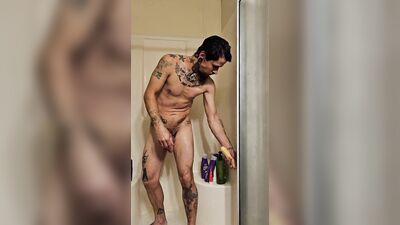 Dildo in the shower!