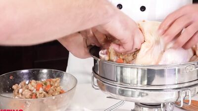 Turkey Stuffed Check, Chef Stuffed Check - FistingInferno