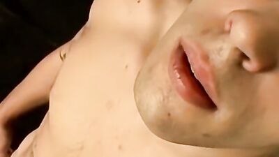 Straight young amateur Drac solo plays with his massive cock
