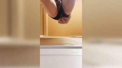 Anal big cumshot dildo deep