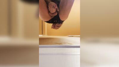Anal big cumshot dildo deep