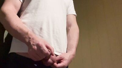 Morning jerking off.