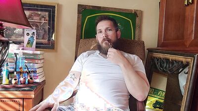 Dad In Boxers Pipe and Cum