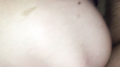 A young ass and a neighbor's big dick fucked bareback , cum on a Femboy point!