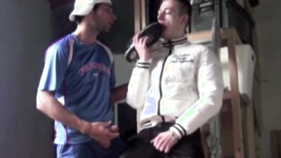 88 french slut twink sniggins sneaker and sucking big cick