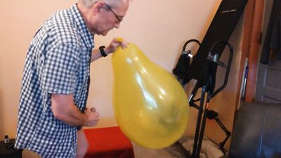98) More Slow Q24 Balloon Inflation and Jerk Off Fun