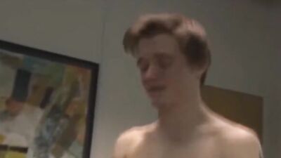 Twink intern has bareback business at boss office