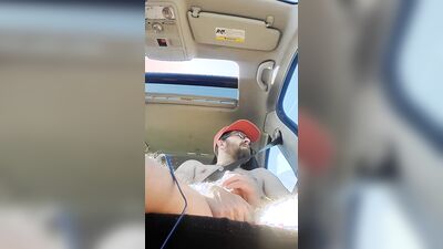 Naked car ride