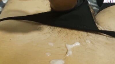 Crossdresser In Panties Big Cumshot Compilation