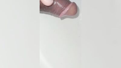 Washing my dick after eating a hairy ass,He cut my dick off his ass