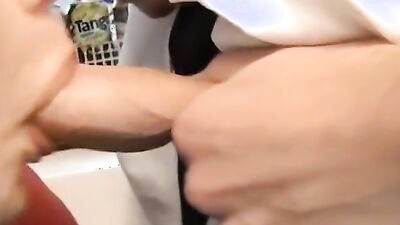 Euro twink anal threesome ends with a huge warm cumload