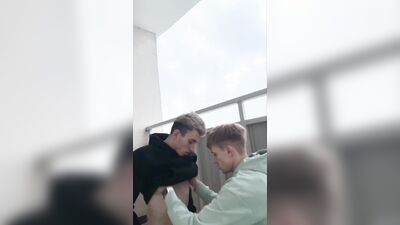 part 1 two twinks fuck on the landing