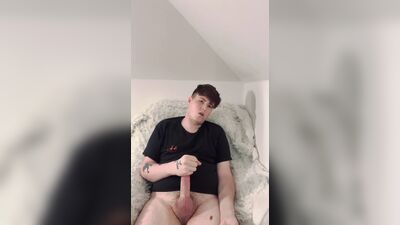 Croatian boy plays with toys and cums