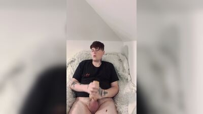 Croatian boy plays with toys and cums