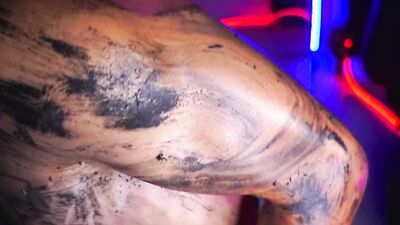 color explosion in hot body