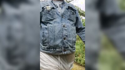 walks in transparent shorts and pisses in them