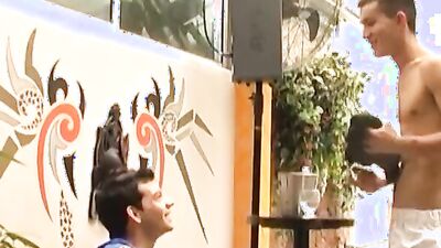 Young European cuties fuck and end it with a warm finish