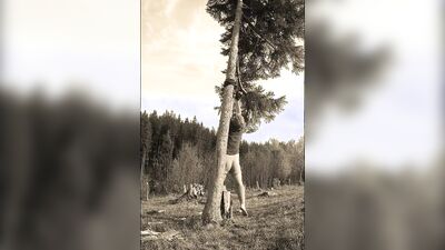 Andy's funny Gymnastics in hanging November 2023 pried open Thighs in the Air