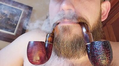 1 pipe smoke and cum