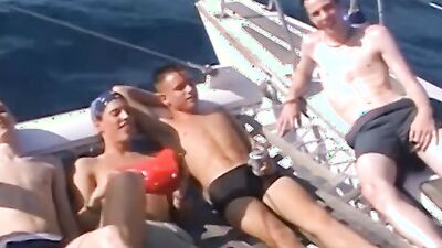 Uncut twink europeans fuck ass and swap head in outdoor orgy