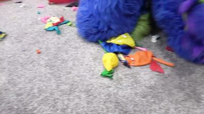 Murrsuit Looner Balloon Bouncing Video W/ Popping