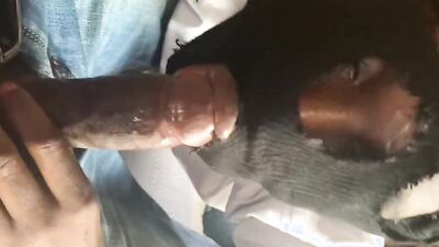 Black buddies have long hanky panky foreplay