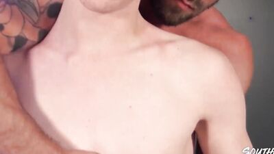 SOUTHERNSTROKES Cute Twink Alex Tyler Massaged By James Fox