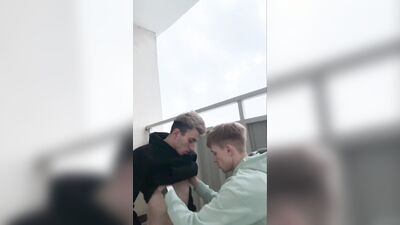 Part 1 guy spies on how a twink jerks off