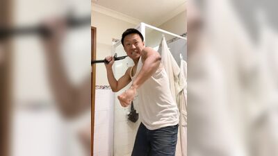 Master is angrily punishing an escaped and captured slave