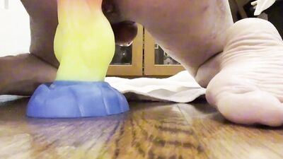 Nonbinary Femboy having extreme anal play