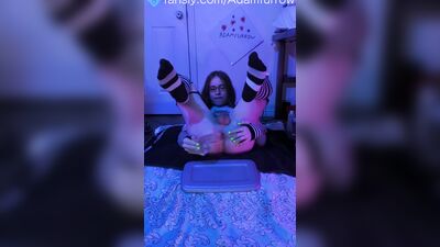 Making My Tight Femboy Hole Gape Until I Cum