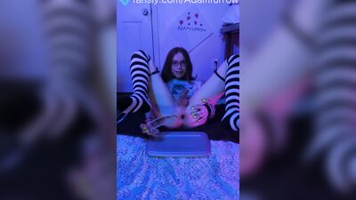Making My Tight Femboy Hole Gape Until I Cum