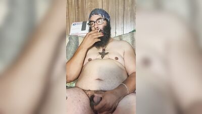 Alpha Silverwolf edging and stroking my thick bbc until I cum wishing I was inside of your holes