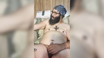 Alpha Silverwolf edging and stroking my thick bbc until I cum wishing I was inside of your holes