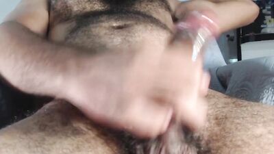 stud stays home alone big cumshot