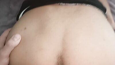 Stupid fucking pussy femboy Sissy in a skirt stretches a hole in front of daddy!