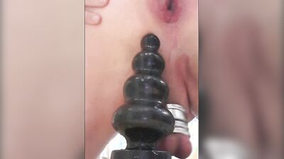 Session 104. Complete anal session 104 till the last new 95mm egg shaped toy. 20231111