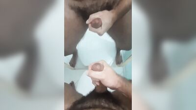 Cumshot handjob