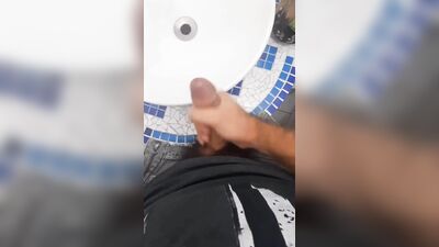 Cumshot handjob