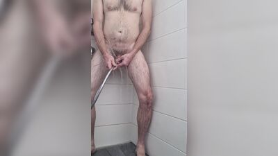 Filling bladder with water and piss and cum