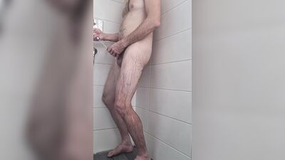 Filling bladder with water and piss and cum