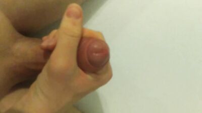 My young huge cock spurts out huge portions of hot white cum !