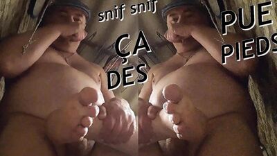 Super exhib of my smelly feet and cumshot (2021)