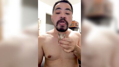 Eat my frozen cum