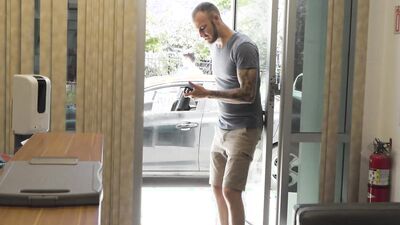 Hot StepDaddy Bangs Stepson At Work - NextDoorTaboo