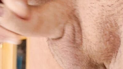 Masturbation with final cumshot