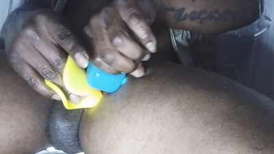 Vibrator Masturbation to Techno - musician playing the cock instrument