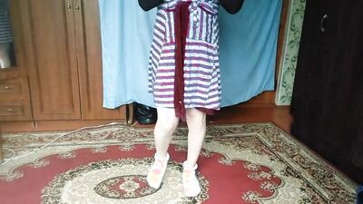 HOT FEMBOY BIG BUTT COLLEGE TEEN GIRLY DRESSED CUTE MODEL CROSSDRESSER KITTY AT HOME TRYING DRESSED AND MAKING SEXUAL PERFORM