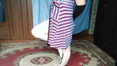 HOT FEMBOY BIG BUTT COLLEGE TEEN GIRLY DRESSED CUTE MODEL CROSSDRESSER KITTY AT HOME TRYING DRESSED AND MAKING SEXUAL PERFORM